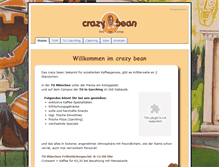 Tablet Screenshot of crazy-bean.de